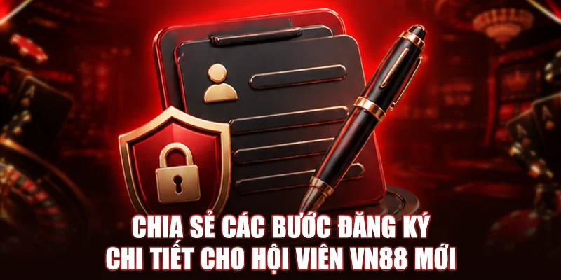 Chia sẻ các bước đăng ký chi tiết cho hội viên VN88 mới